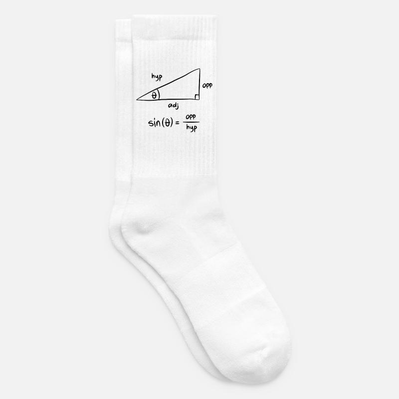 Formula Power – Math, Physics & Chemistry Shirt - Tennis socks - white