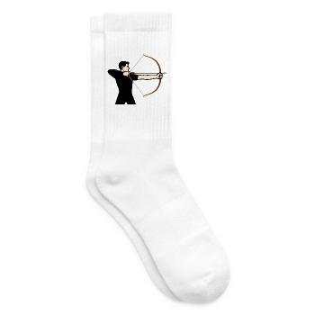 Archer déterminé - Chaussettes de tennis - blanc - Droite