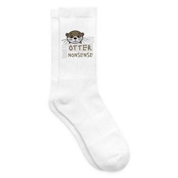 Otter Nonsense Lustig Wortspiel Otter Liebe Spruch - Tennissocken - Weiß - Rechts