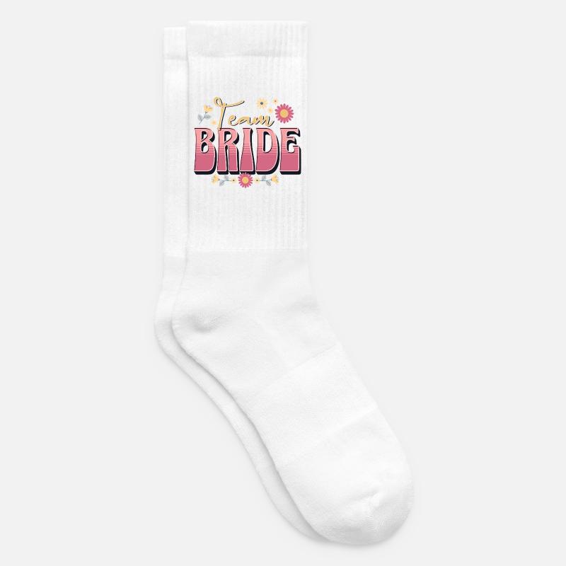 Team Bride - Tennissocken - Weiß