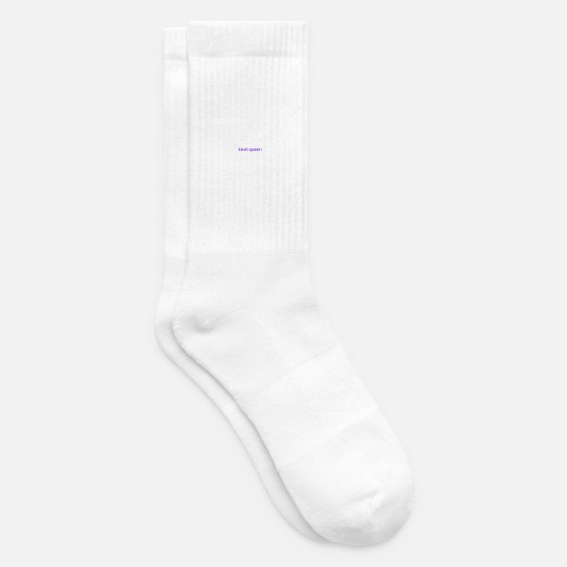 Knot queen - Tennis socks - white