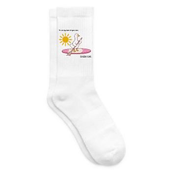 Stand up paddle Ente - Tennissocken - Weiß - Rechts