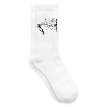 Musiknoten Musik Musiker Notenschlüssel Noten - Tennissocken - Weiß - Rechts