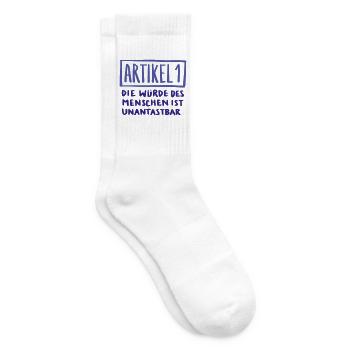 Artikel 1  - Tennissocken - Weiß - Rechts