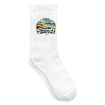Lieber Dünen in Dänemark - Tennissocken - Weiß - Rechts