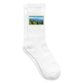 Vereinigte Staaten Great Smoky Mountains Vintage - Tennissocken - Weiß - Rechts