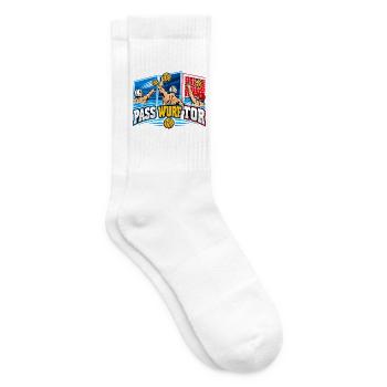 Wasserball Pass Wurf Tor - Tennissocken - Weiß - Rechts
