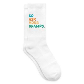 Grandfather Papaw Pop Gramps Granddad Grandpa - Tennissocken - Weiß - Rechts
