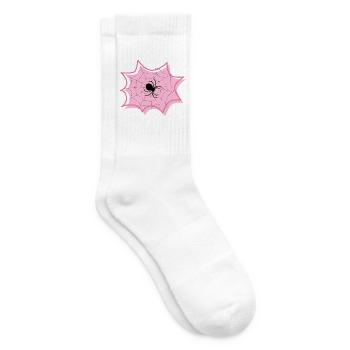 Spinne - Tennissocken - Weiß - Rechts