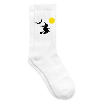 hexe_halloween - Tennissocken - Weiß - Rechts