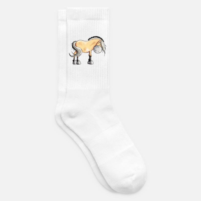 Drolliger Norweger - Tennissocken - Weiß