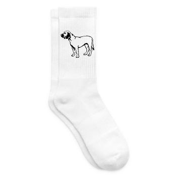Chien de sueur hanovrien - Chaussettes de tennis - blanc - Droite