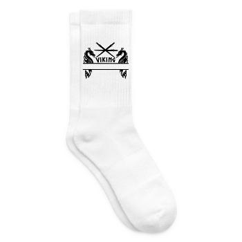 Viking Trois épées Deux dragons Viking - Chaussettes de tennis - blanc - Droite
