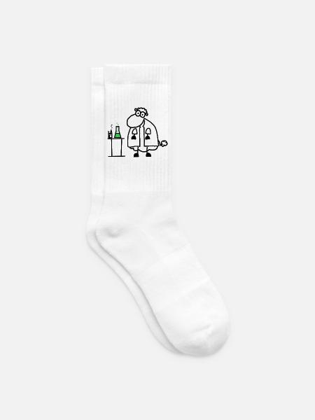 Chemieschaf - Tennissocken - Weiß