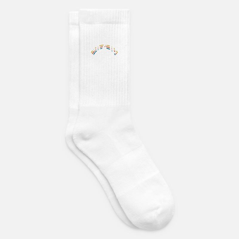 Rock & Roll Guitar - Tennissocken - Weiß