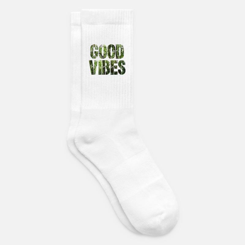 Gute Vibes - Tennis socks - white