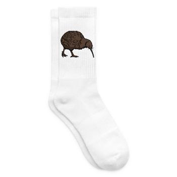 Kiwi Bird - Tennis socks - white - Right