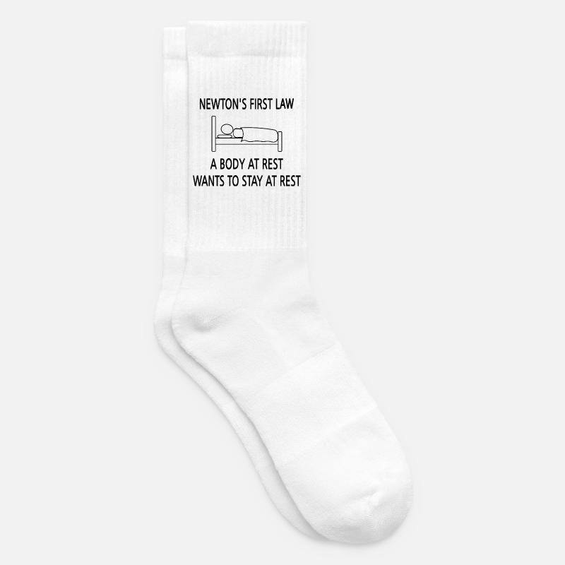 Newton's first law - Tennis socks - white