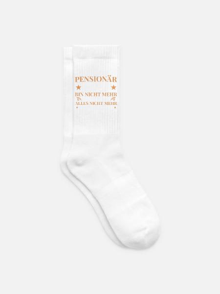 Pensionär 2026 Nicht mehr zuständig - Pension - Tennissocken - Weiß