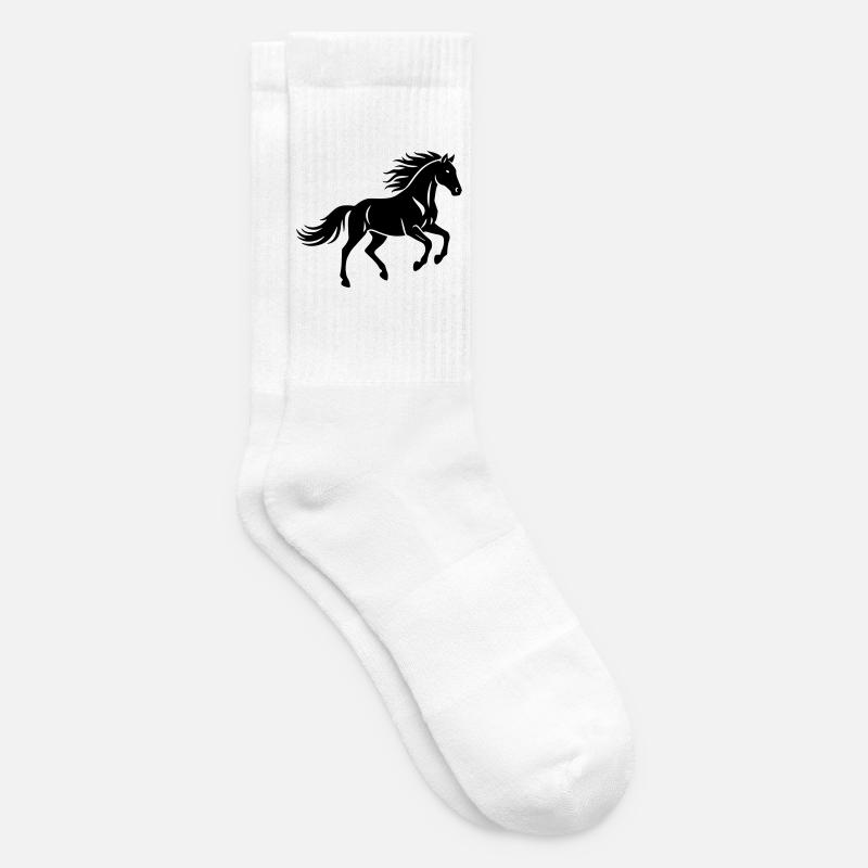 cheval - Chaussettes de tennis - blanc