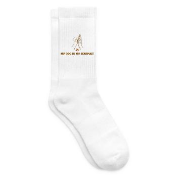 MY DOG IS MY SOULMATE - Tennissocken - Weiß - Rechts