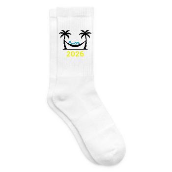 Hängematte Palmen 2026 - Tennissocken - Weiß - Rechts