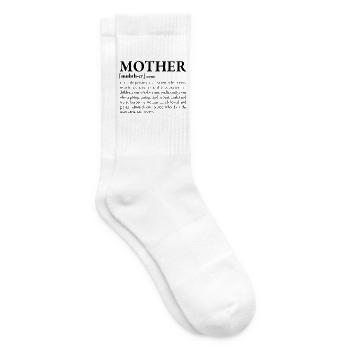 Mutter - Tennissocken - Weiß - Rechts