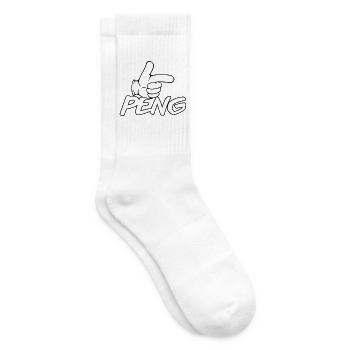 PENG Index Finger Cartoon - Tennis socks - white - Right