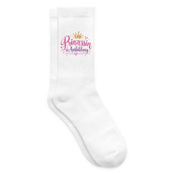 Prinzessin in Ausbildung - Tochter - Tennissocken - Weiß - Rechts