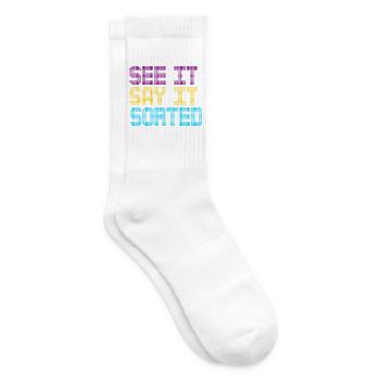 See It Say It Sorted - Tennissocken - Weiß - Rechts