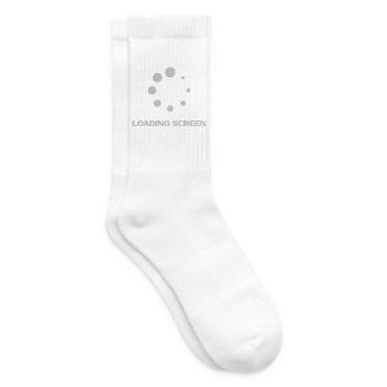 LOADING SCREEN - Tennissocken - Weiß - Rechts