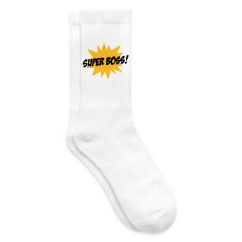 Super Boss ! - Tennis socks - white - Right