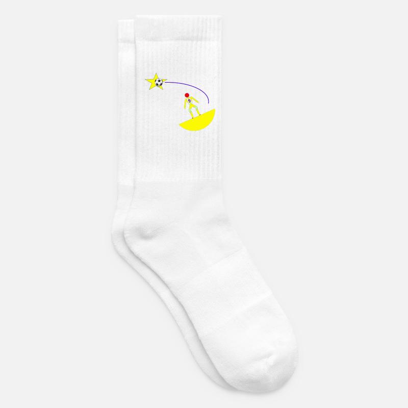 stellar shooting - Tennis socks - white