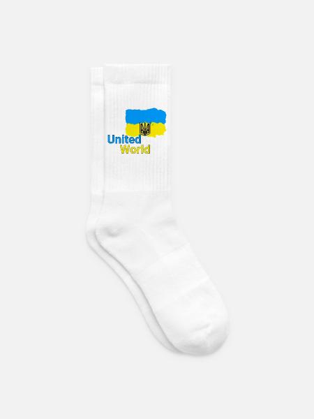 United World - Ukraine - Tennissocken - Weiß