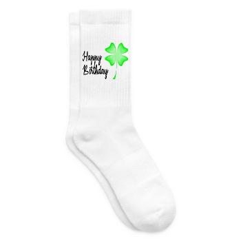 ALLES GUTE ZUM GEBURTSTAG. ALLES GUTE ZUM GEBURTSTAG. JAHRESTAG. - Tennissocken - Weiß - Rechts