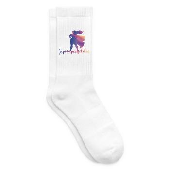 Liposuper-héroïne - Chaussettes de tennis - blanc - Droite