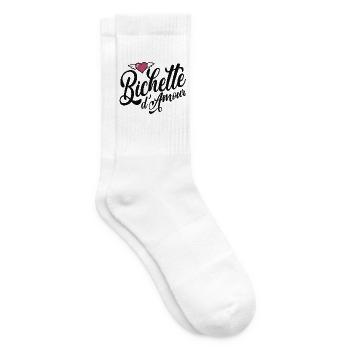 Bichette Love Ramantique Heart Wings - Tennis socks - white - Right