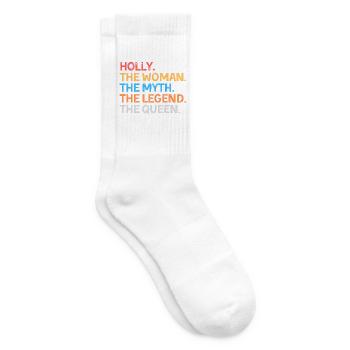 Holly La Femme Le Mythe La Légende La Reine - Chaussettes de tennis - blanc - Droite