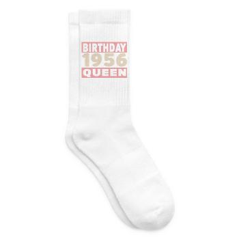 Biker 70 years old 1956 Anniversary - Tennis socks - white - Right