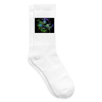 Kosmische Rauchnebelkugel - Tennissocken - Weiß - Rechts