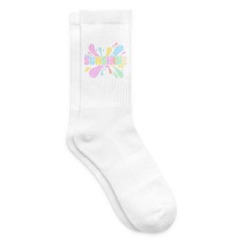 Sunshine Splash - Tennis socks - white - Right