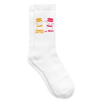 Peanut butter - Tennis socks - white - Right