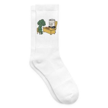 Kapitalismus Kritik Umwelt - Tennissocken - Weiß - Rechts