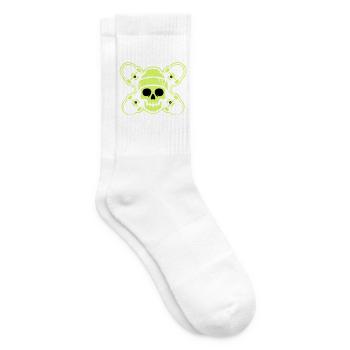 Skateboard Totenkopf Icon - Tennissocken - Weiß - Rechts