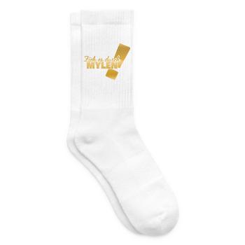 Mylen als Durchhalten - Tennissocken - Weiß - Rechts