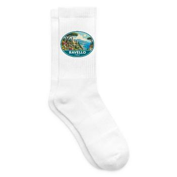 Erleben Sie Ravello in Italien Amalfiküste Reisen - Tennissocken - Weiß - Rechts