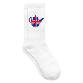British teapot 3clr - Tennissocken - Weiß - Rechts