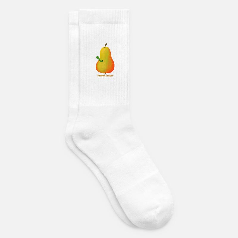 birne obst - Tennissocken - Weiß