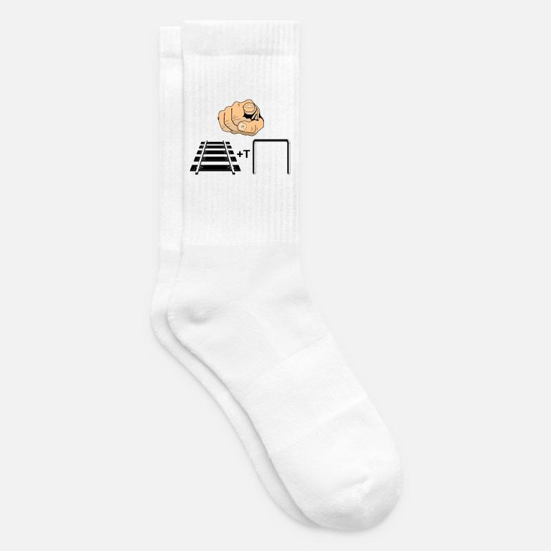 Tu ne stimules pas - Chaussettes de tennis - blanc