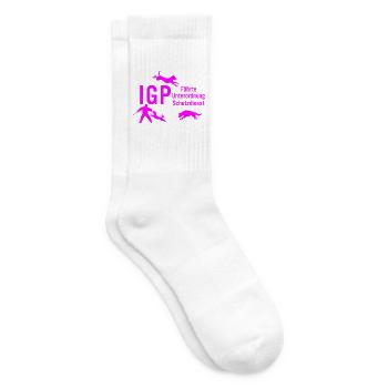 IGP Hundesport - pink - Tennissocken - Weiß - Rechts